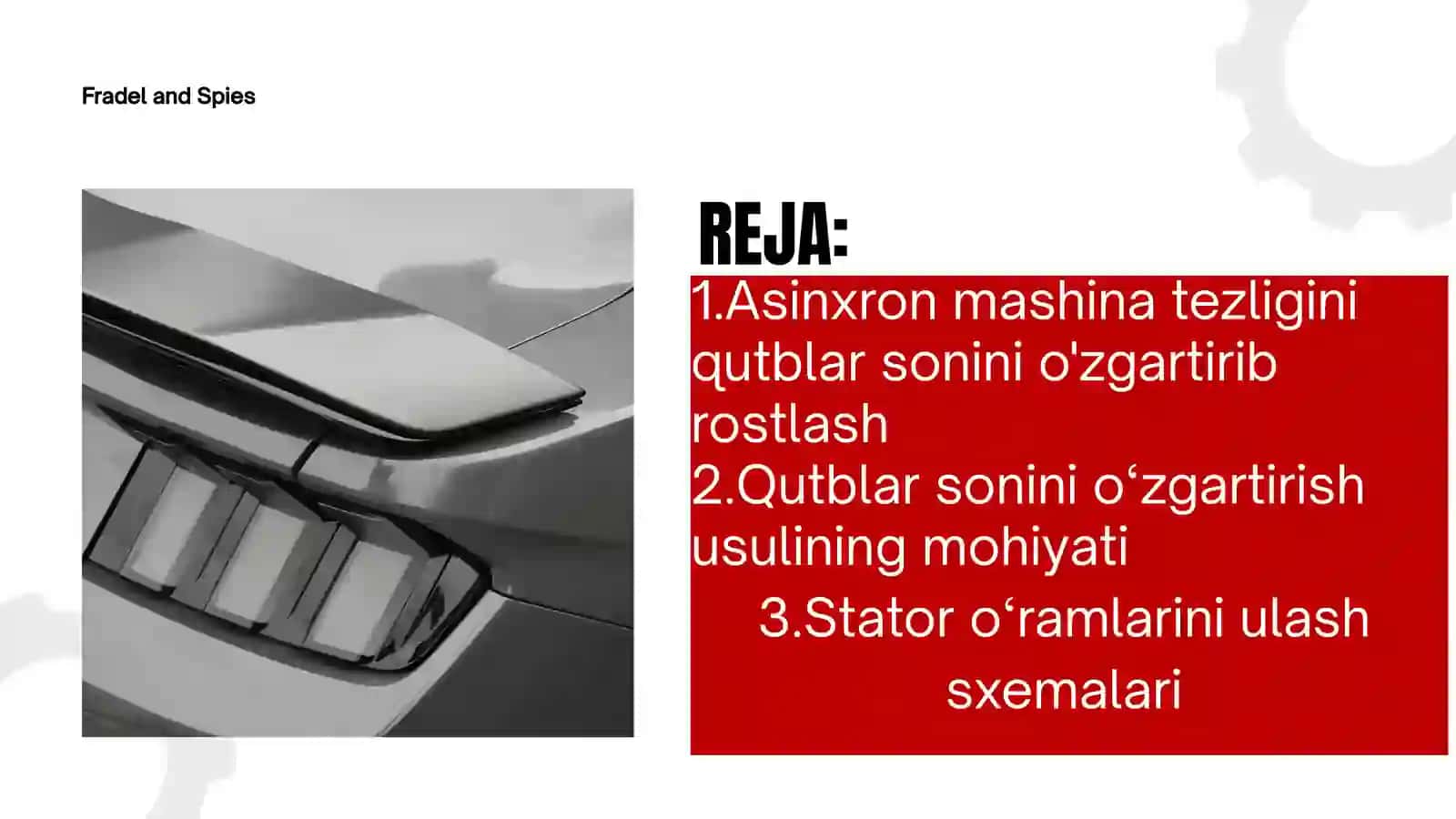 ASINXRON MASHINANING TEZLIGINI QUTBLARINI O'ZGARTIRIB ROSTLASH 2