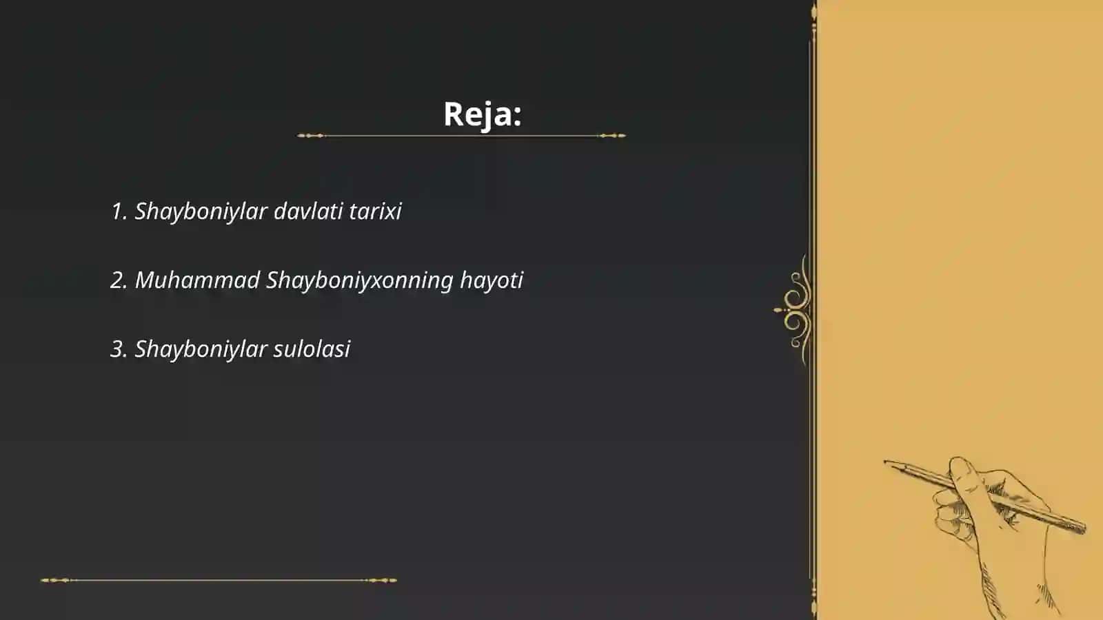 Shayboniylar davlati tarixi 2