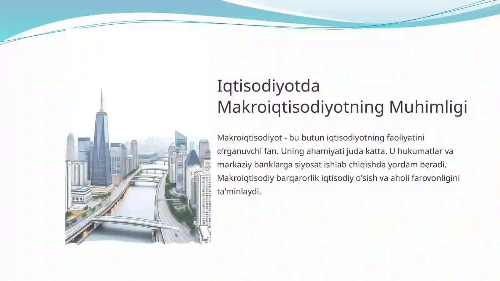 "Makroiqtisodiyot" fanidan mustaqil ishi 2