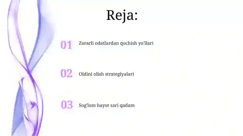 Zararli odatlardan saqlanish va oldini olish usullari 2