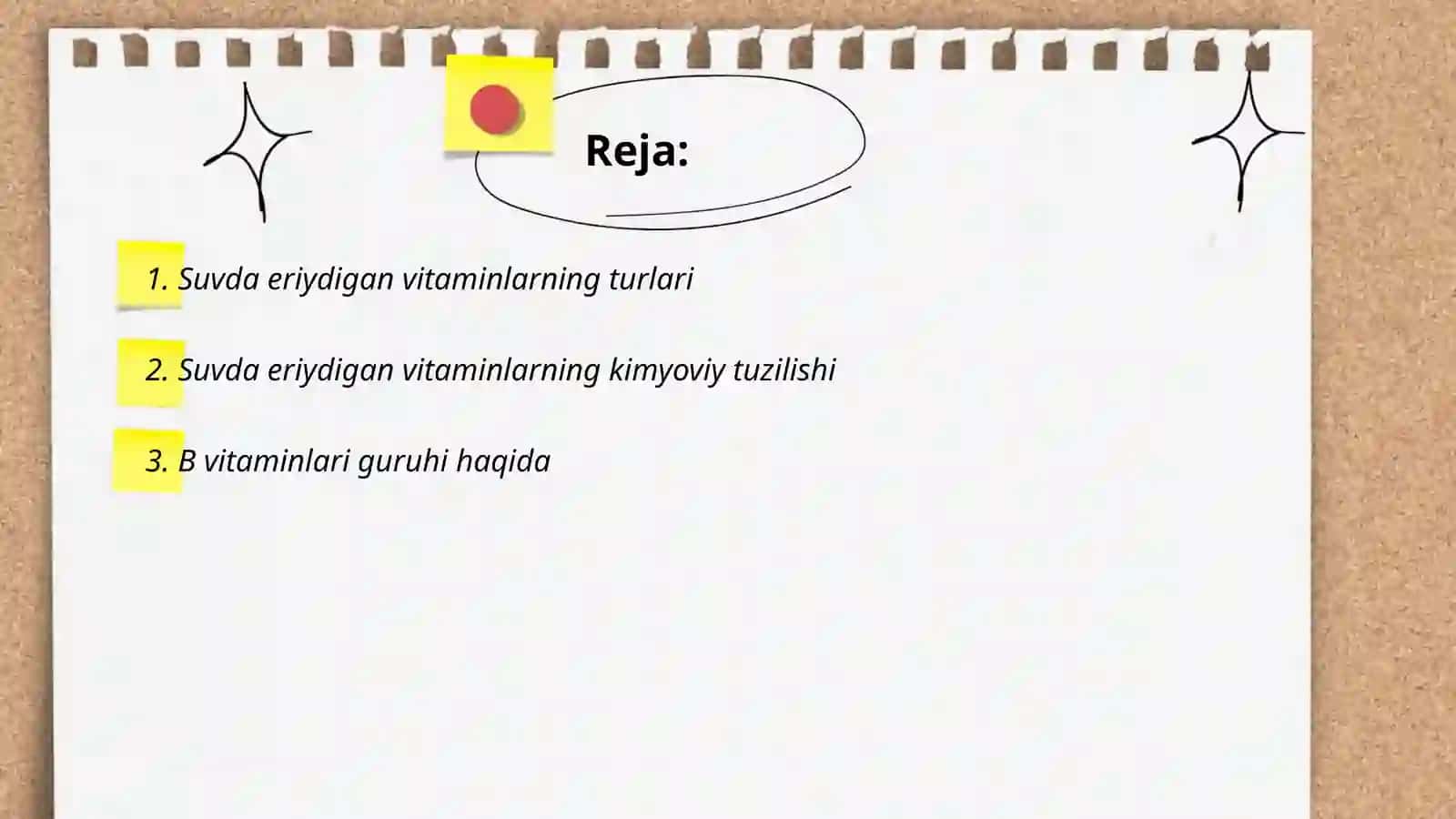 Suvda eriydigan vitaminsimon moddalar 2