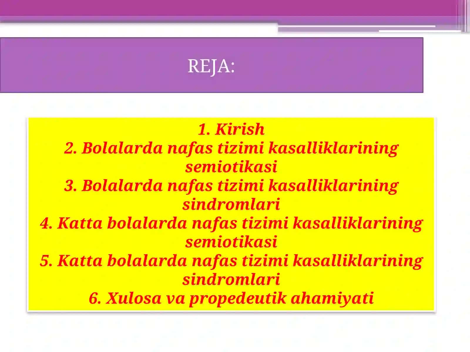 Bolalardan afastizimikasalliklarining semiotikasi va sindromlari 2