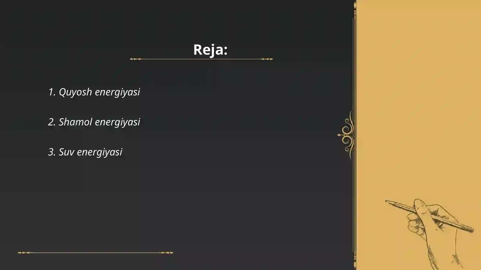 Quyosh energiyasi 2