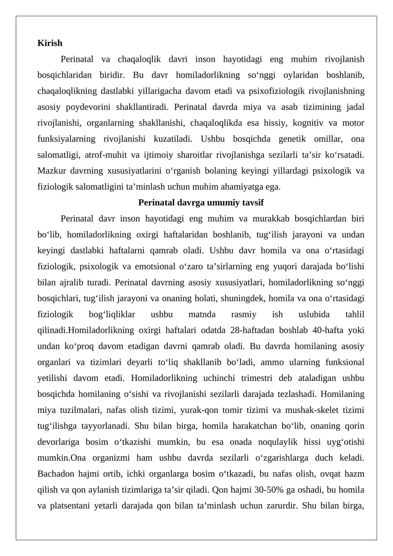 Peranatal va chaqaloqlik davrida psixofiziologik rivojlanishga xos xususiyatlari 2