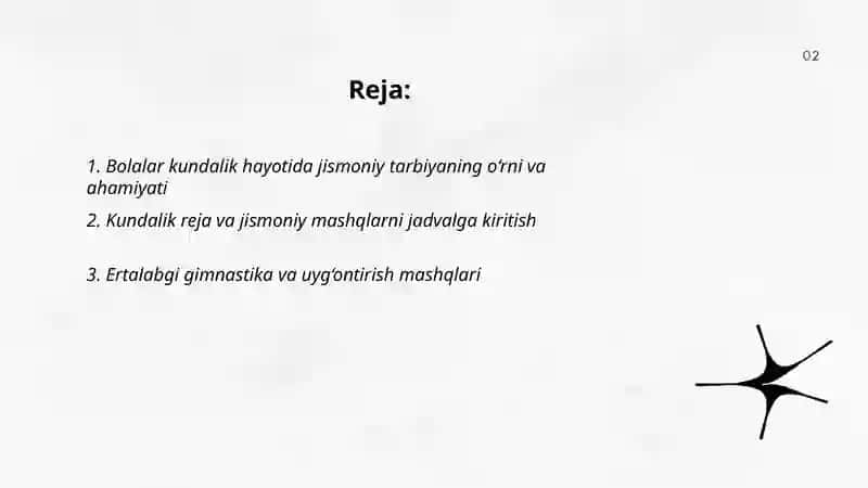 Bolalar kundalik hayotida jismoniy tarbiya 2
