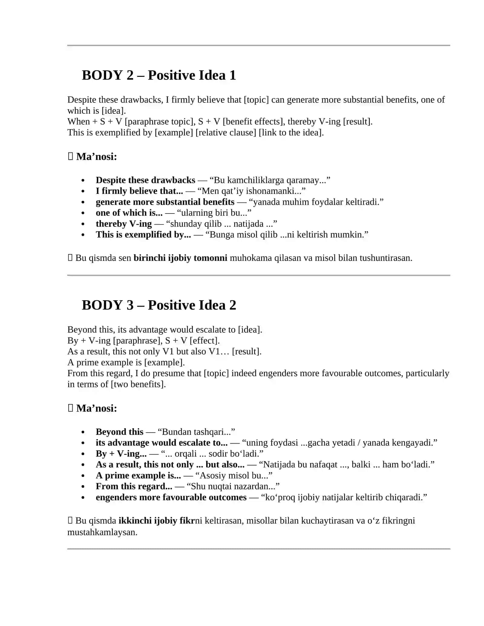 POSITIVES OUTWEIGH NEGATIVES ESSAY 2