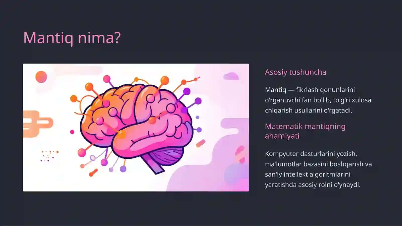 Konyunksiya va Dizyunksiya 2