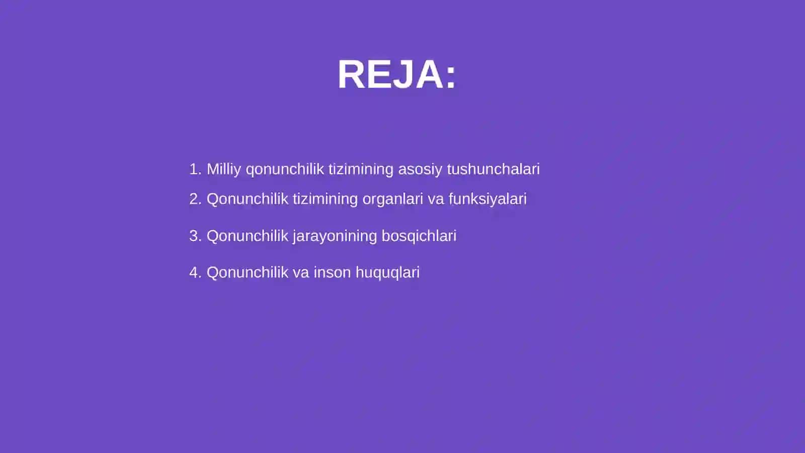 Milliy qonunchilik tizimi 2