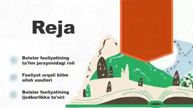 Bolalar faoliyatining ta'lim jarayonidagi roli 2