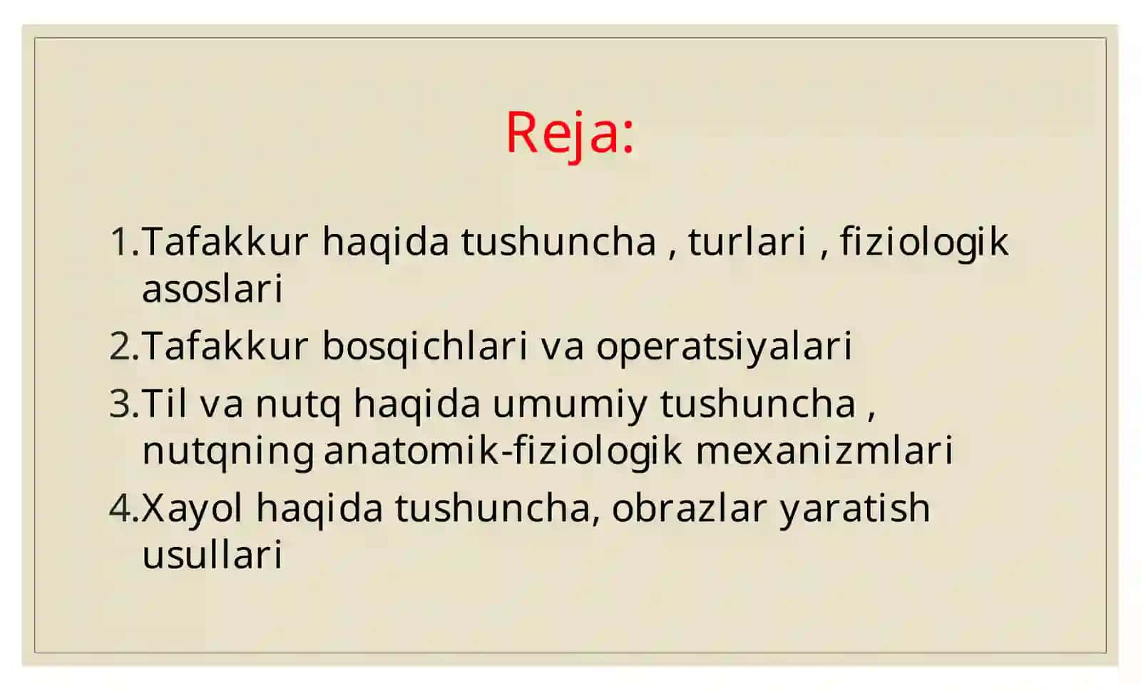 Shaxsning bilish jarayonlari 2