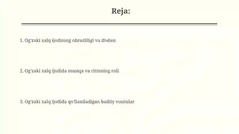 Ogʻzaki xalq ijodida qoʻllaniladigan badiiy vositalar 2