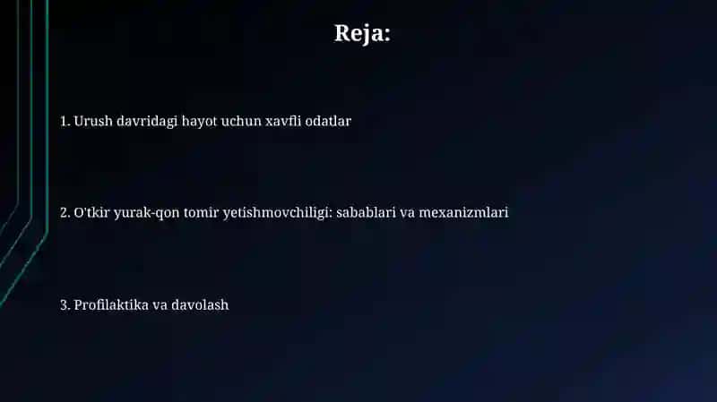 O'tkir yurak-qon tomir yetishmovchiligi: sabablari va mexanizmlari 2