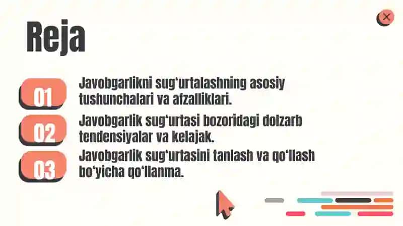 Javobgarlikni sug‘urtalash 2