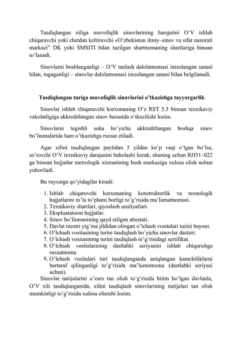 Metrologik xizmatlarini akkreditlash va attestatsiyalash 2