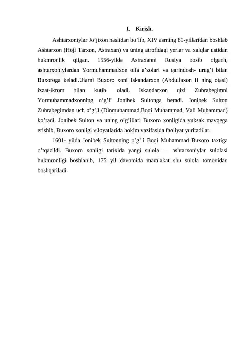 Ashtarxoniylar Davridagi Etnik Jarayonlar 2
