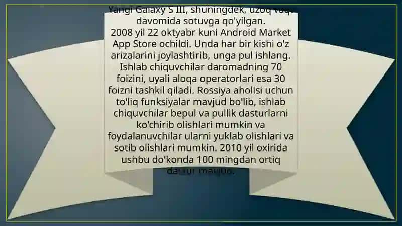 MOBIL ILOVALARGAKOʻRSATILADIGANXIZMATLARNING TAHLILI 2