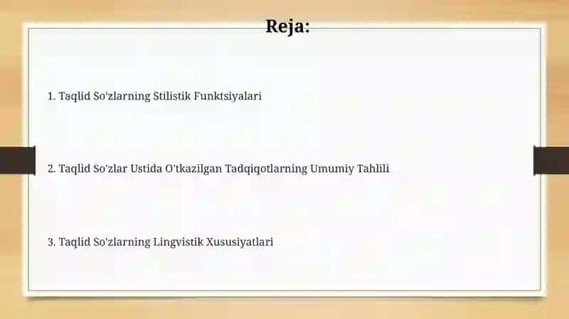 Taqlid soʻzlarga oid tadqiqotlar tahlili 2