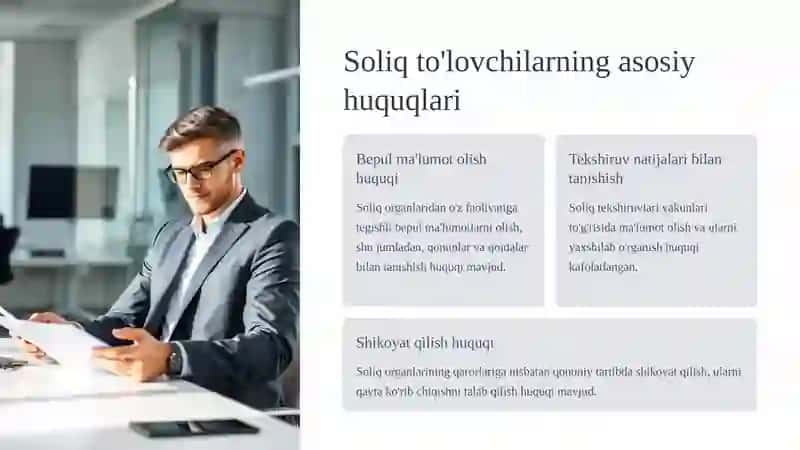 Soliq to'lovchilarning huquqlari 2