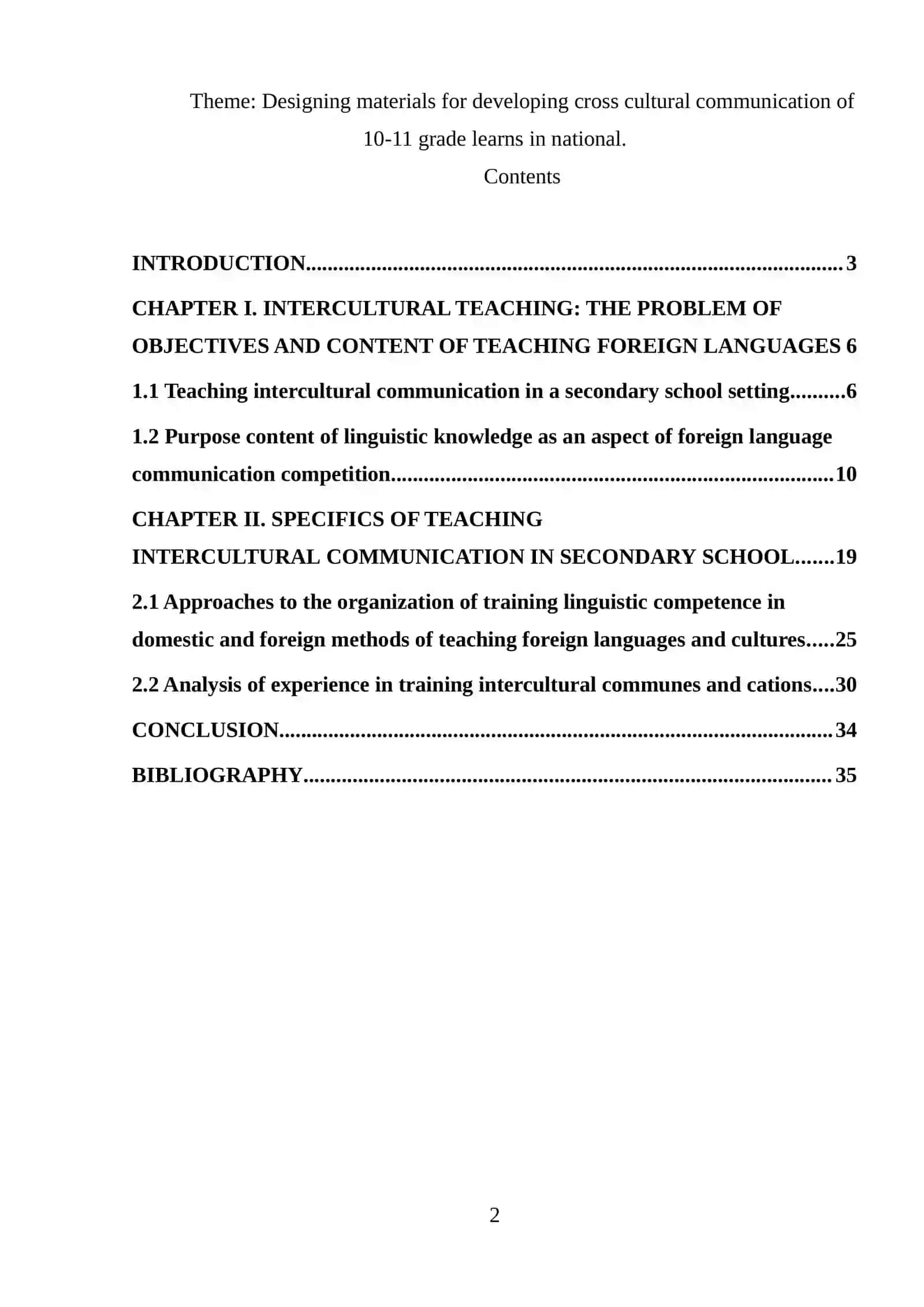 Cross-Cultural Communication Development Materials 2