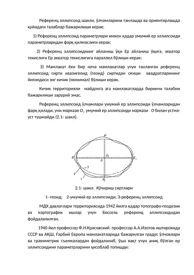 КЎЧИРИШ СИРТИ. РЕДУКЦИОН МАСАЛА 2