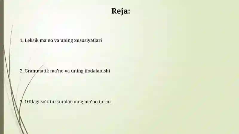 Ot so’z turkumining ma’no turlari 2