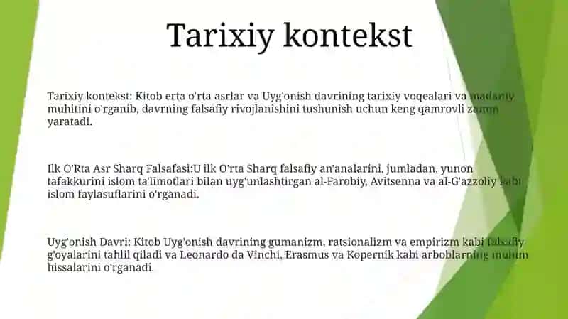 Ilk O'Rta Asr Sharq Falsafasi Va Uyg'Onish Davri 2
