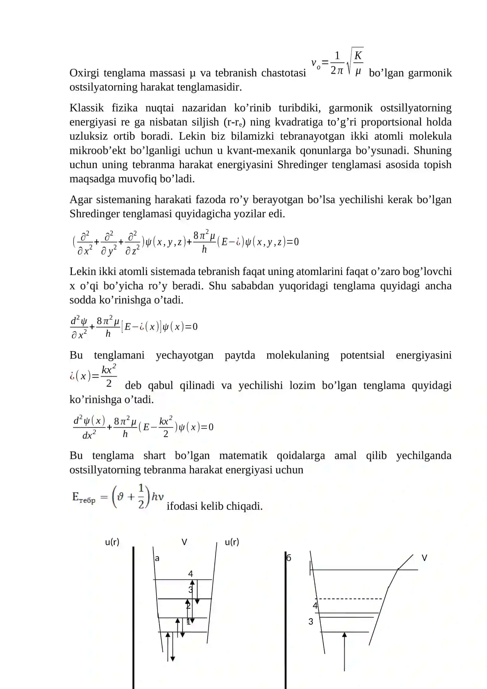 Molekulaning tebranma holati 2