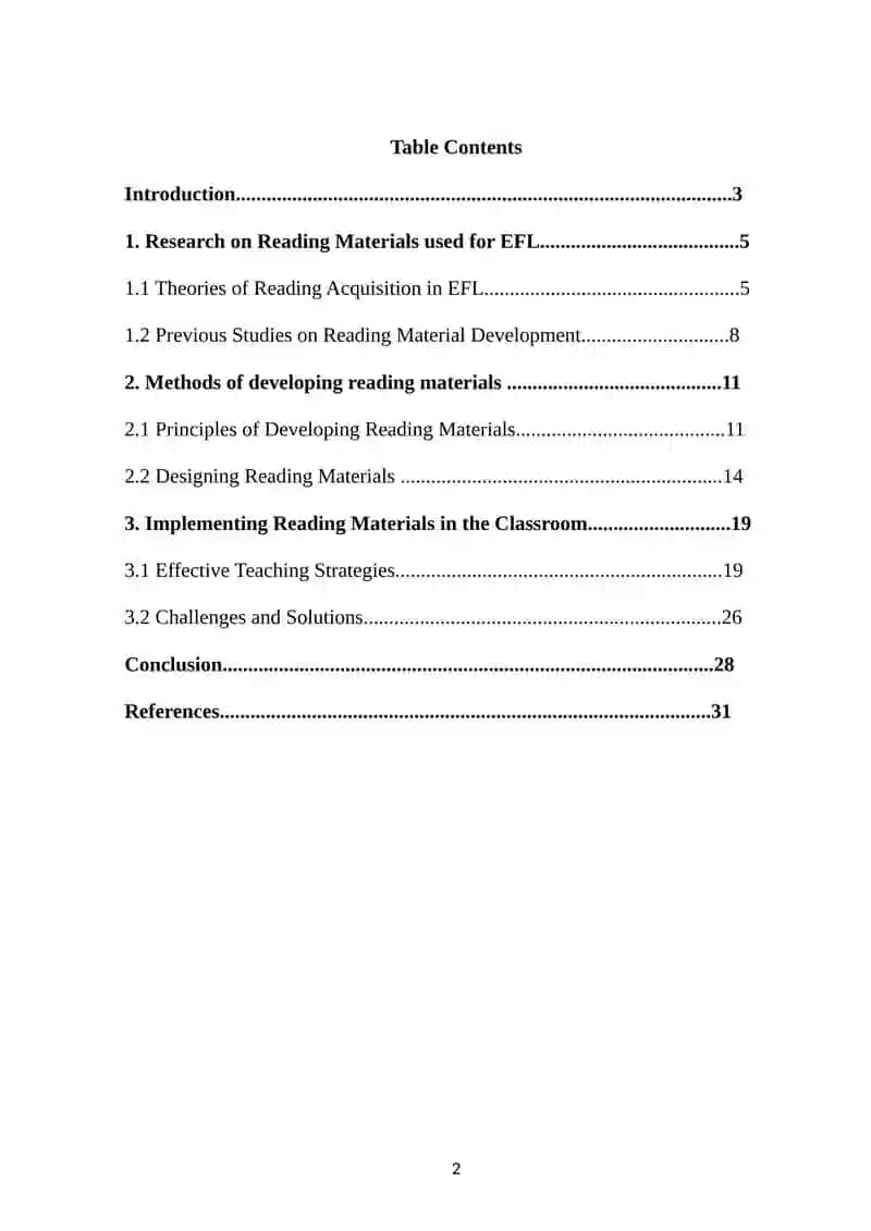 Developing Reading Materials for elementary level EFL learners 2