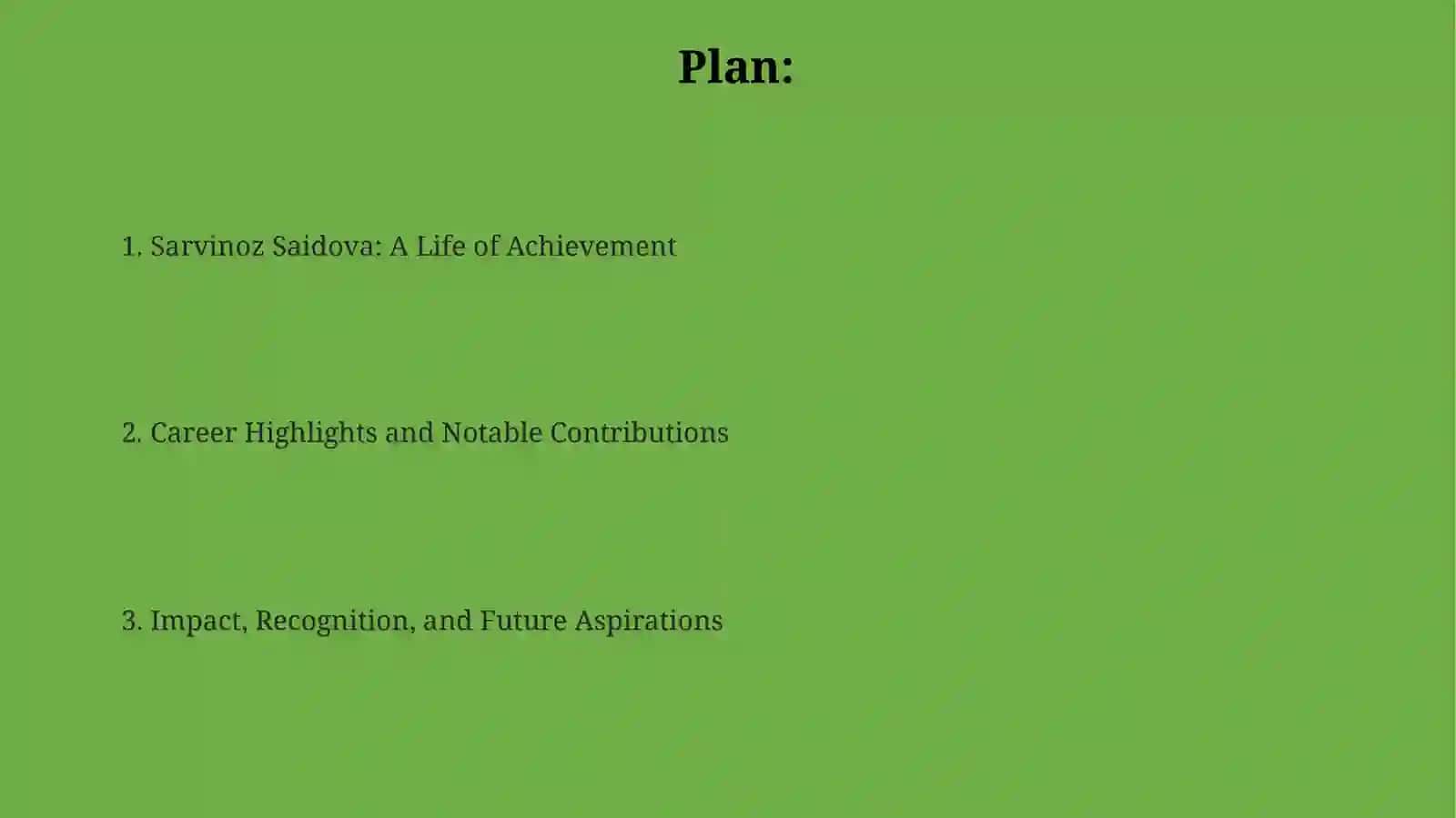 Sarvinoz Saidova: A Life of Achievement 2