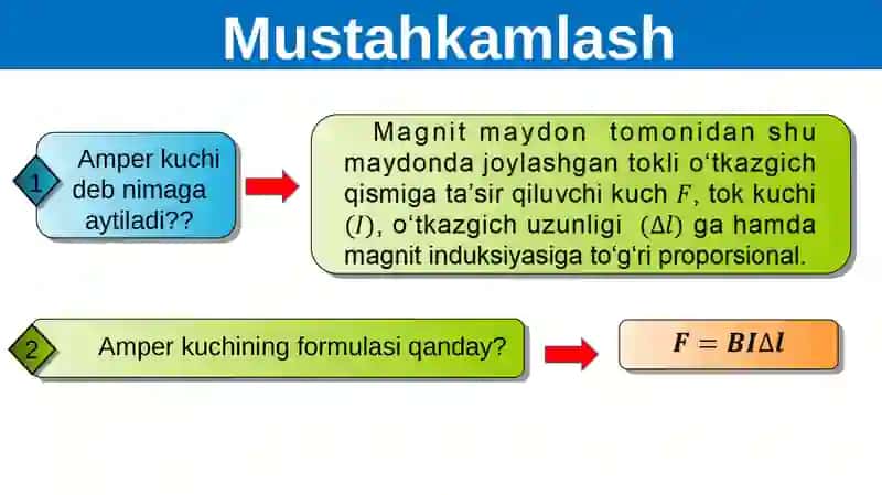 BIR JINSLI MAGNIT MAYDONDA TOKLI RAMKANING AYLANMA HARAKATI 2