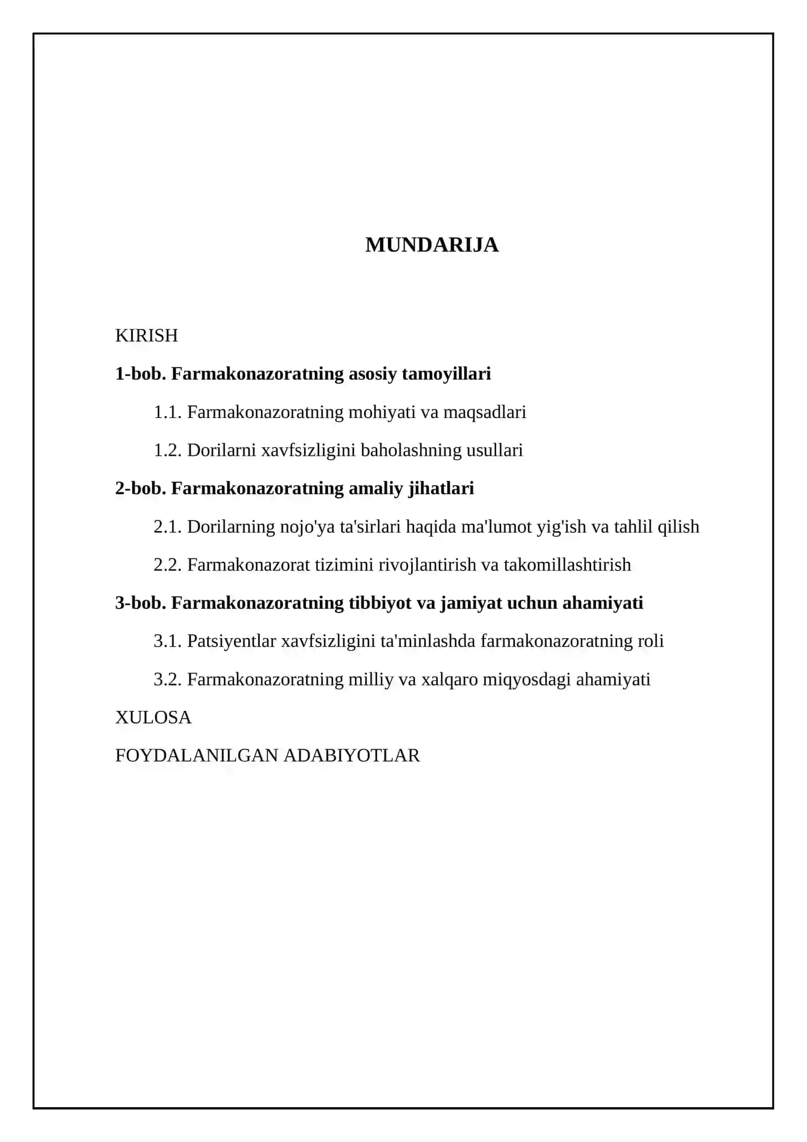 Farmakonazorat va uning ahamiyati 2