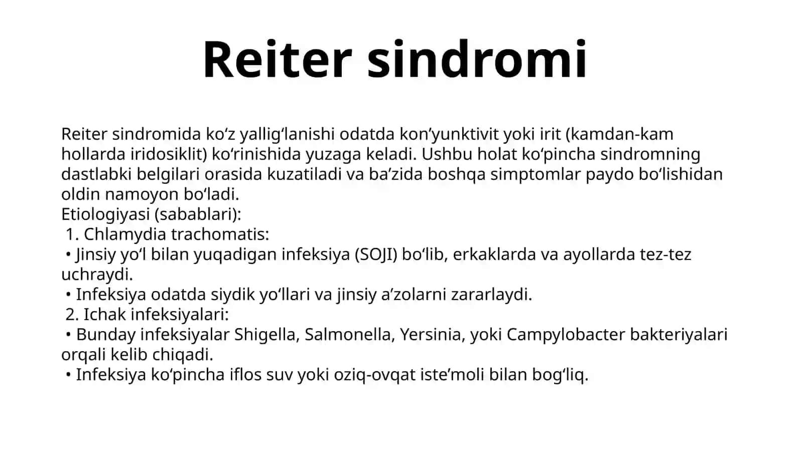 Reiter sindromi 2