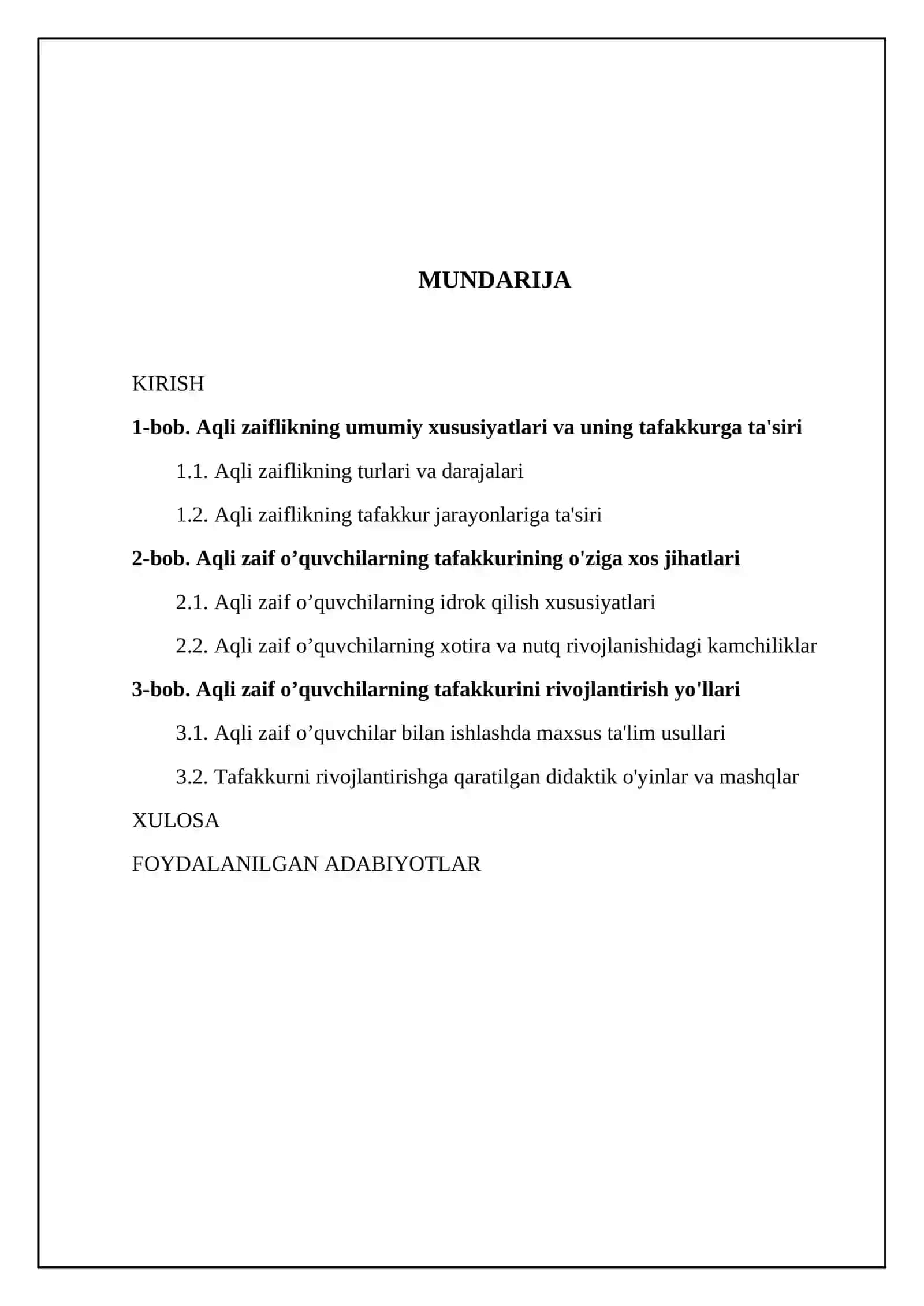 Aqli zaif o’quvchilarning tafakkur xususiyatlari 2