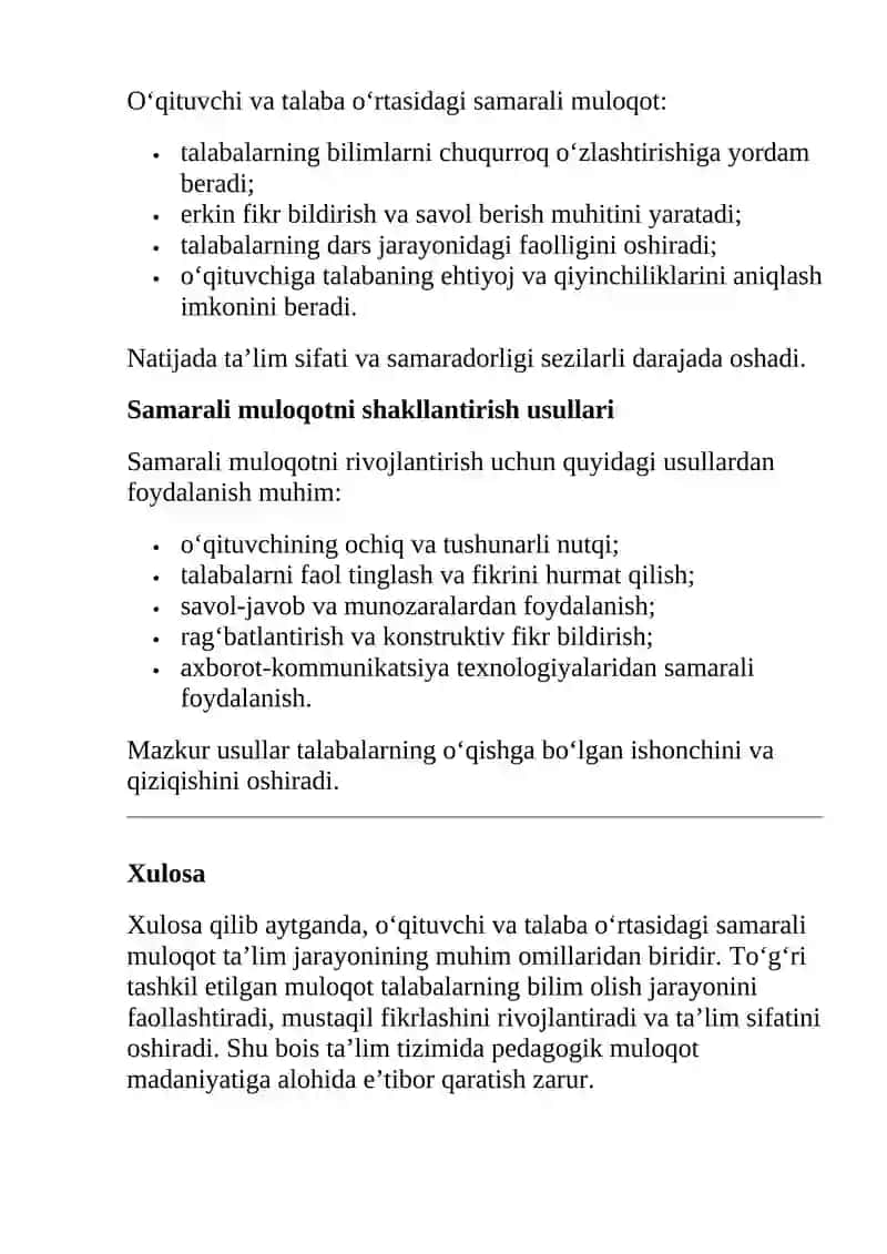 Pedagogik muloqot 2