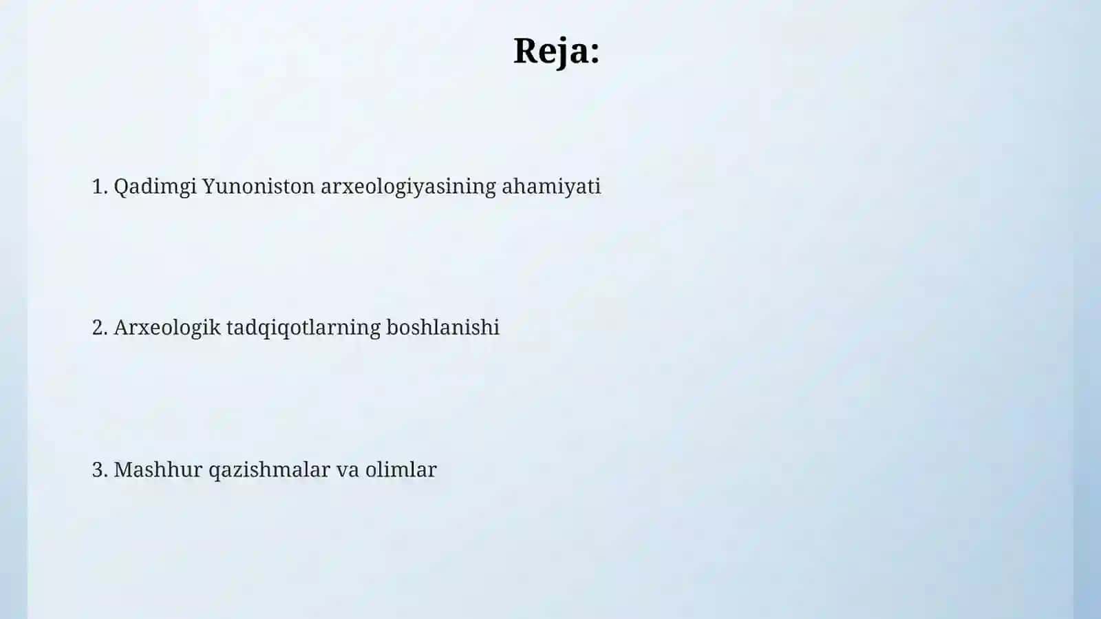 Qadimgi Yunoniston arxeologiyasi 2