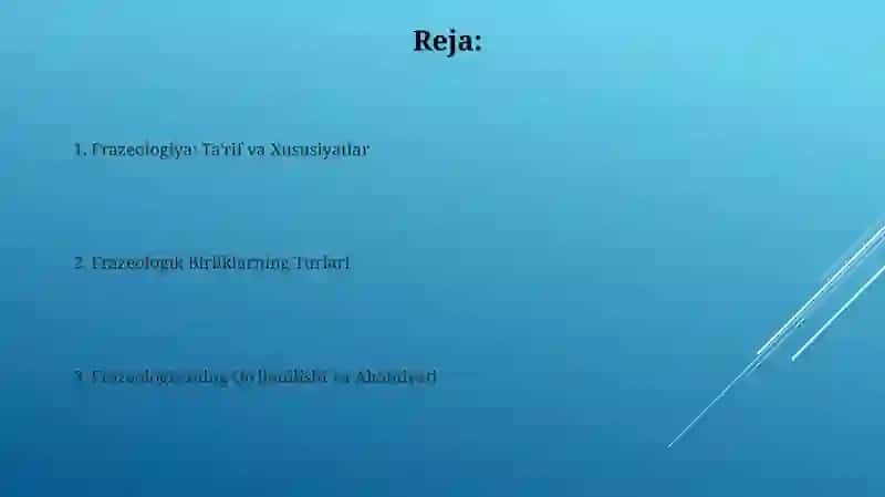 Frazeologiya haqida umumiy ma'lumot 2