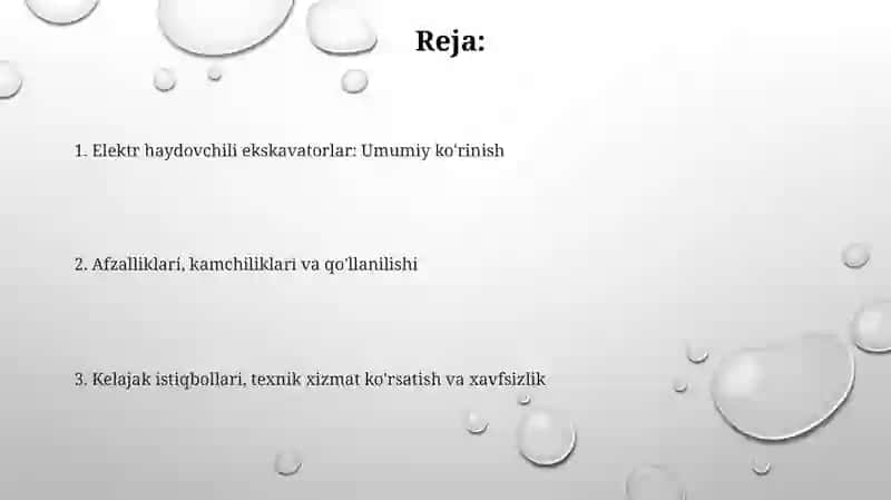 Ekskavator elaktr yuritmalari 2