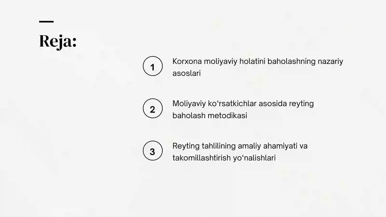 Moliyaviy holat tahlili 2
