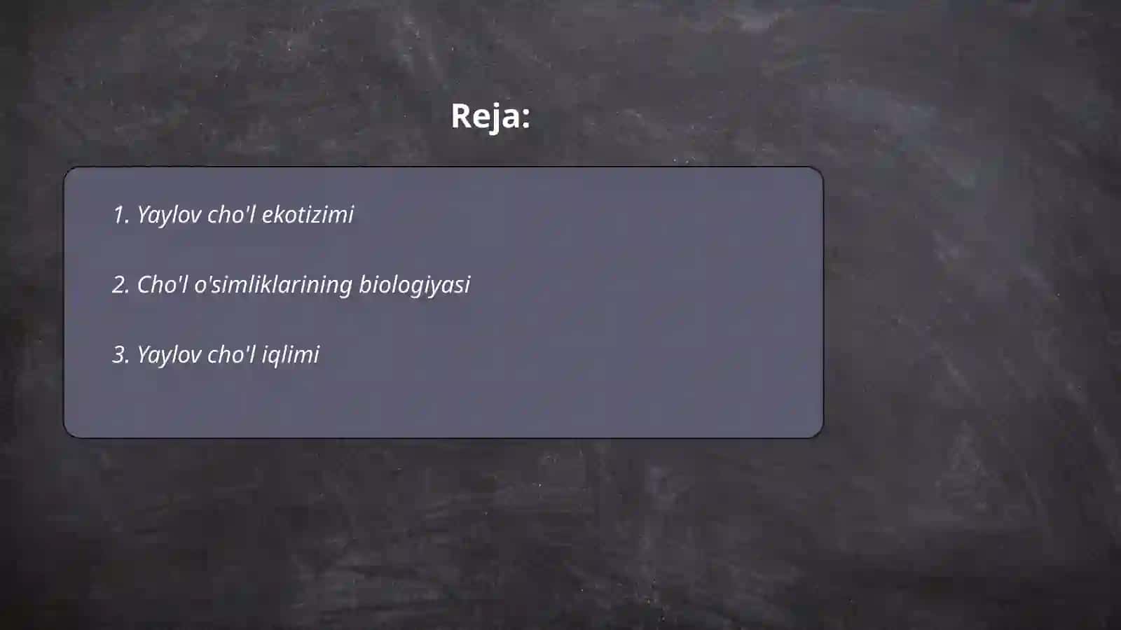 Yaylov cho'l o'simliklari 2