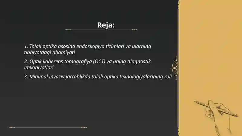 Tolali optika asboblarining tibbiyotdagi ahamiyati 2