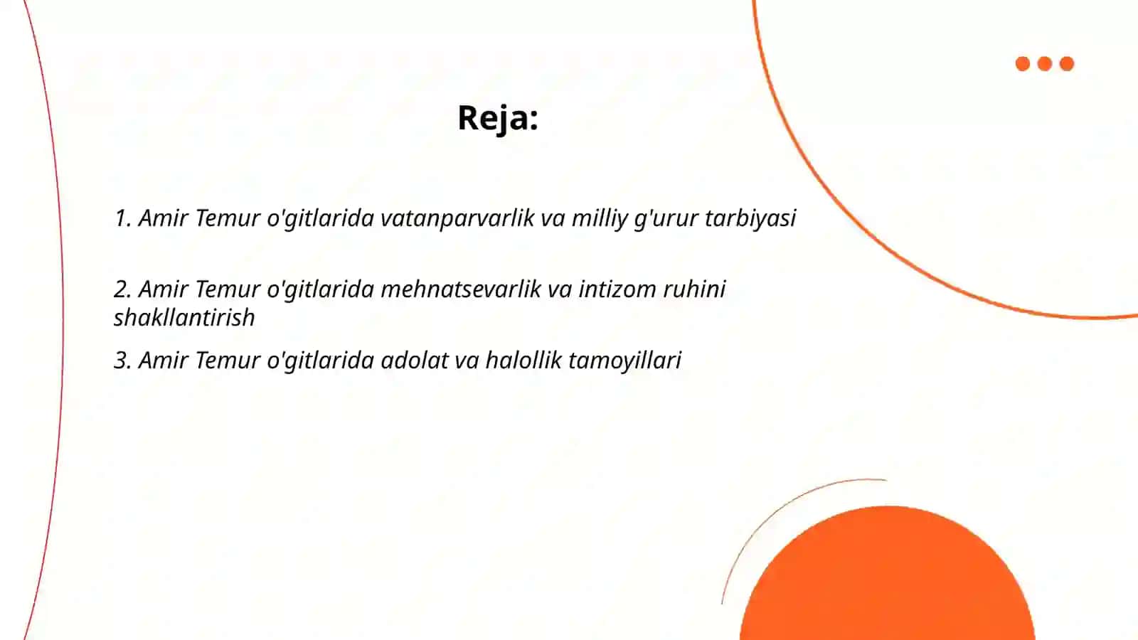 Amir Temur o'gitlarining tarbiyaviy ahamiyati 2