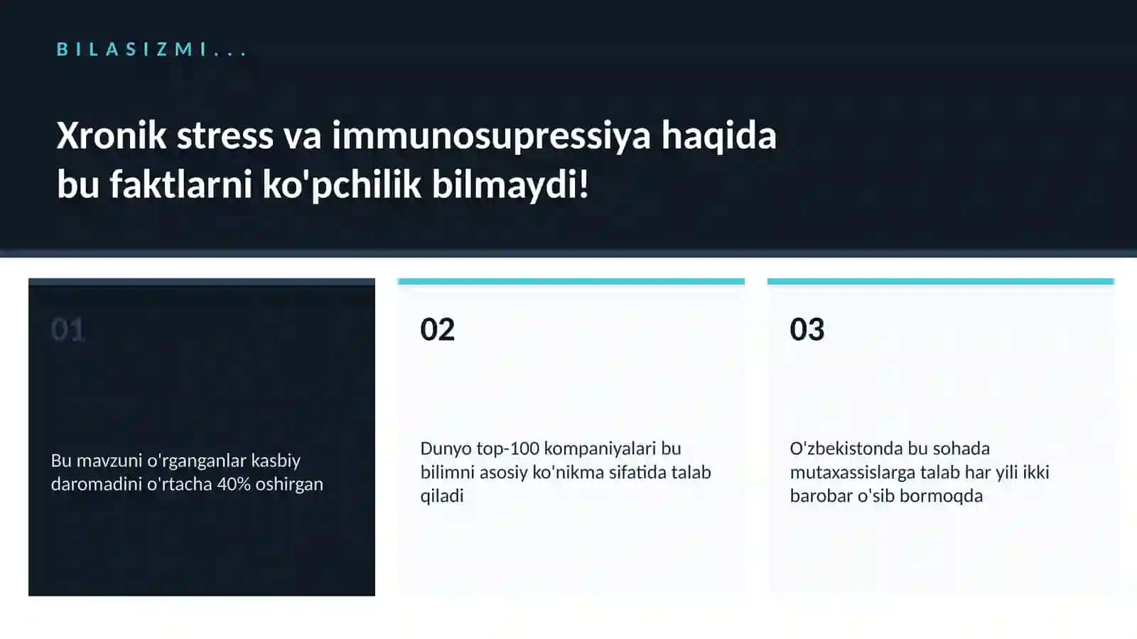 Xronik stress va immunosupressiya 2