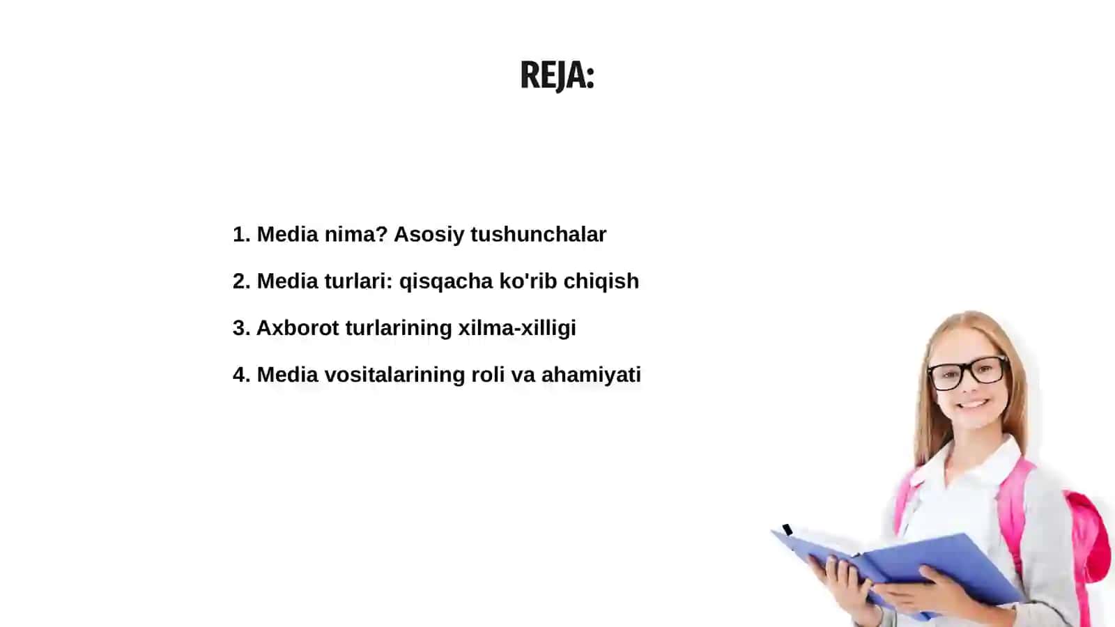 Media nima? Asosiy tushunchalar 2