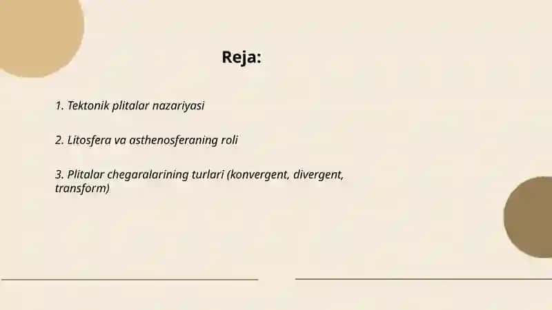 Tektonik jarayonlar 2