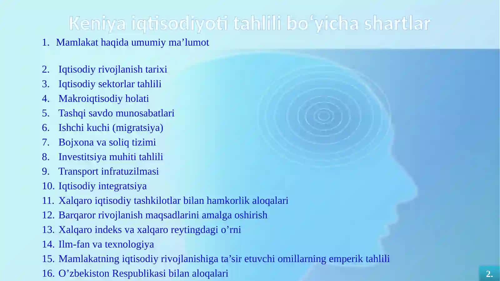 Keniya iqtisodiyoti 2