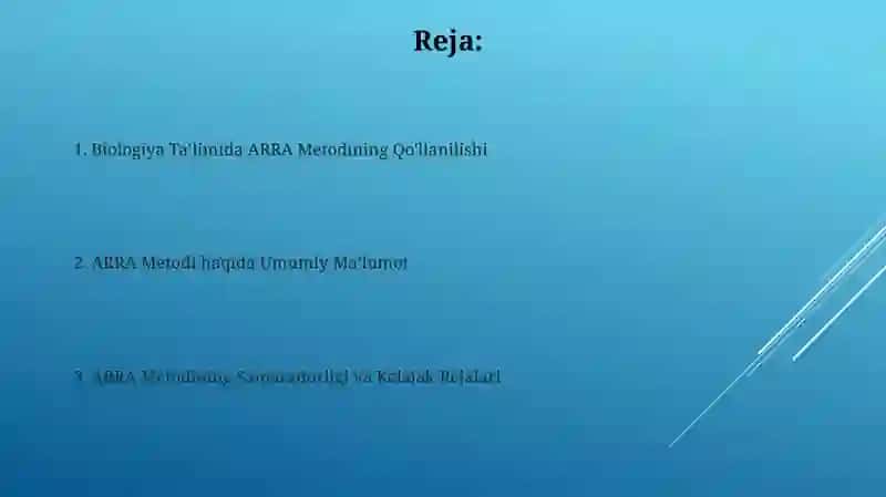 Biologiyani o'qitishda hamkorlikda o‘qitish texnologiyasining arra metodidan foydalanish 2