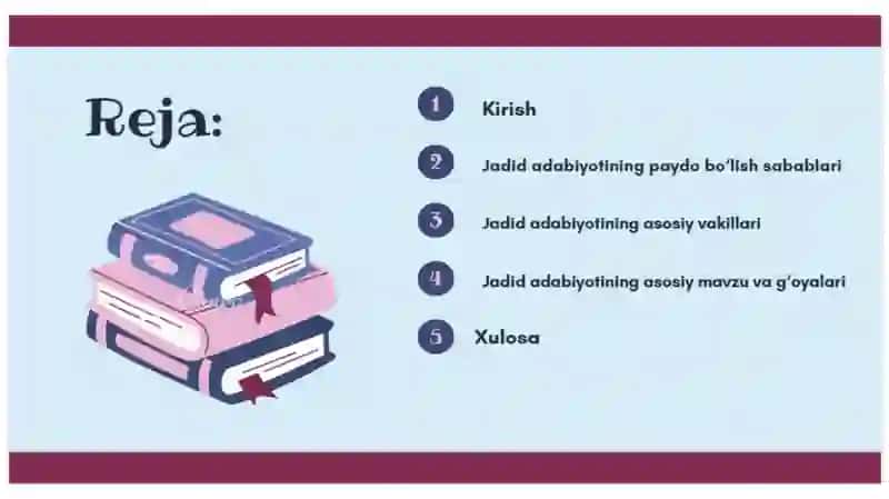 XX asrning boshlarida jadid adabiyoti shakllanishi 2