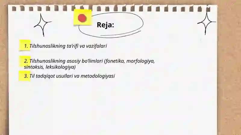 Tilshunoslik haqida umumiy ma'lumot 2