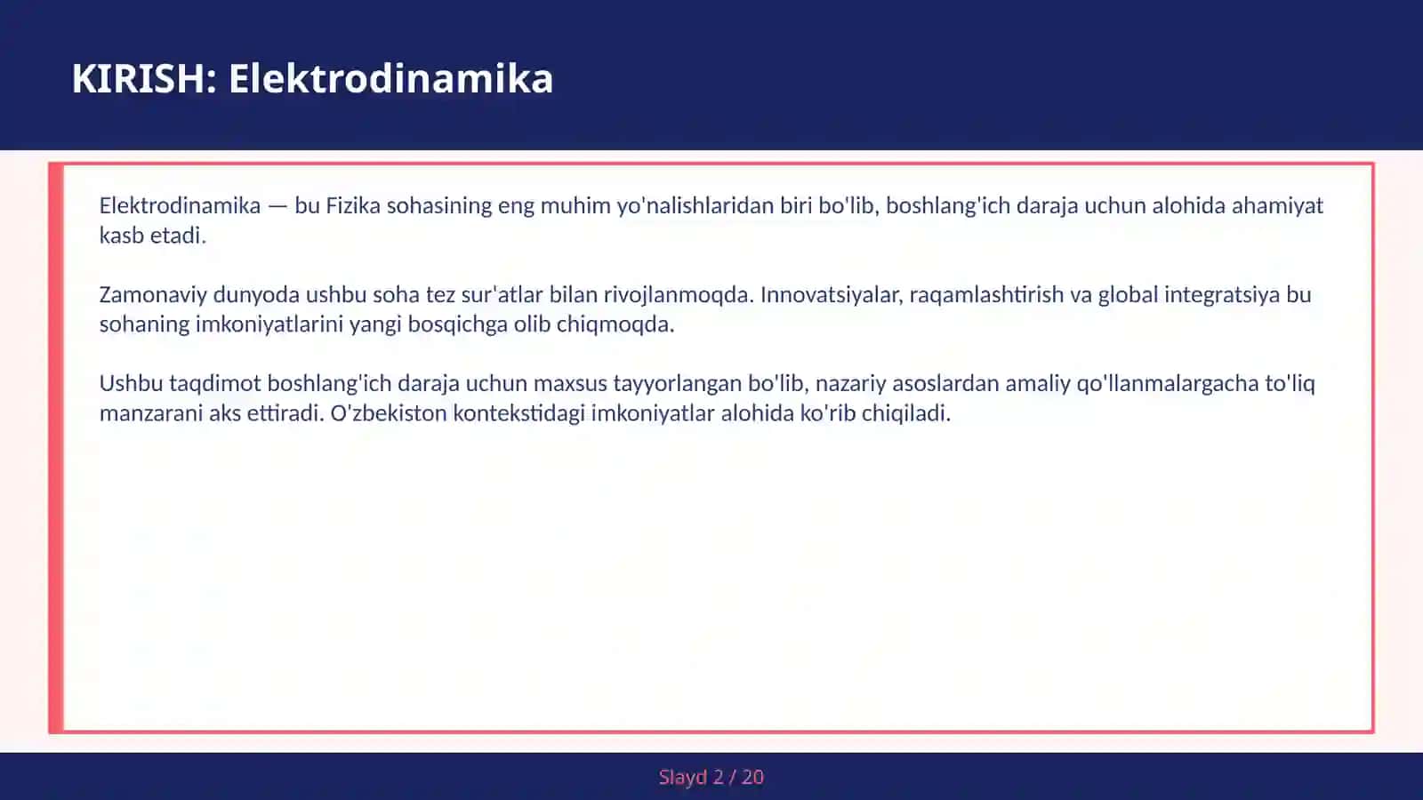 Elektrodinamika 2