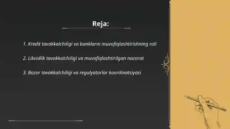 Banklar va ularni muvofiqlashtirish bilan bog'liq tavakkalchilik 2